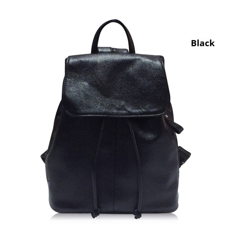Fashionable Korean All-match Genuine Leather Women's Backpack BEUPFORLIFE.com