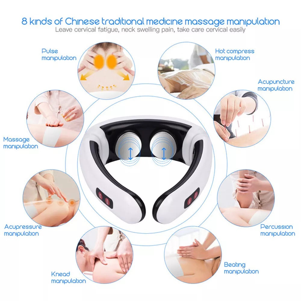 Electric Tens Unit Pulse Neck Massager Be Up For Life
