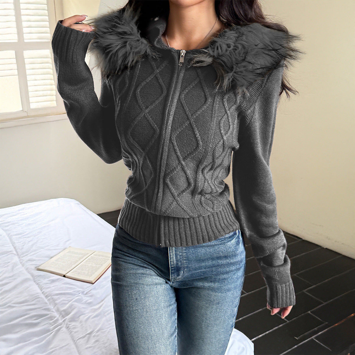Long Sleeve Sweater Coat BEUPFORLIFE.com