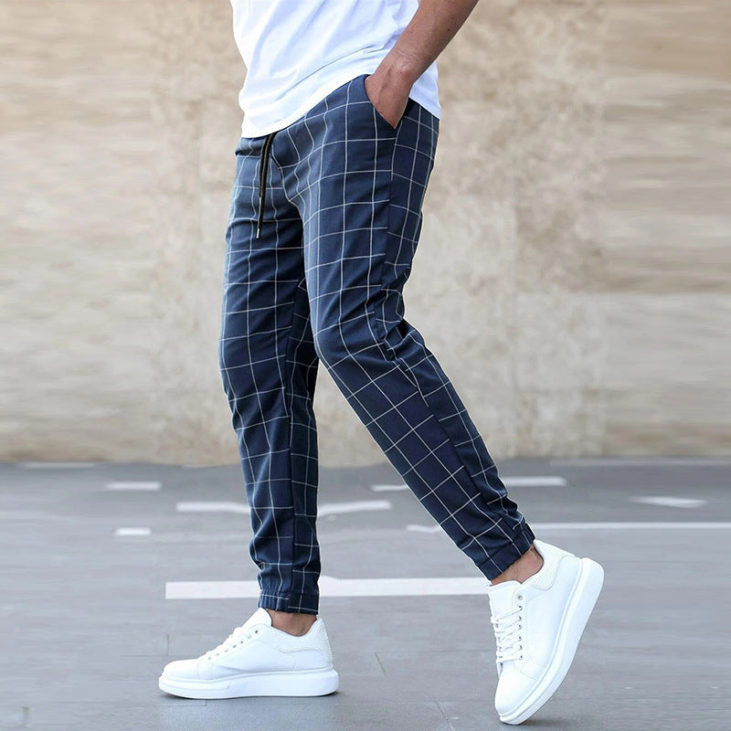 Plaid Print Pants BEUPFORLIFE.com