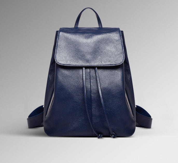 Fashionable Korean All-match Genuine Leather Women's Backpack BEUPFORLIFE.com