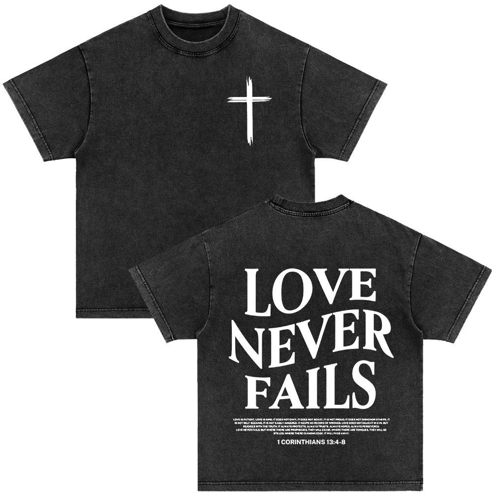 SCRIPTURE Retro Washed T-shirt Be Up For Life