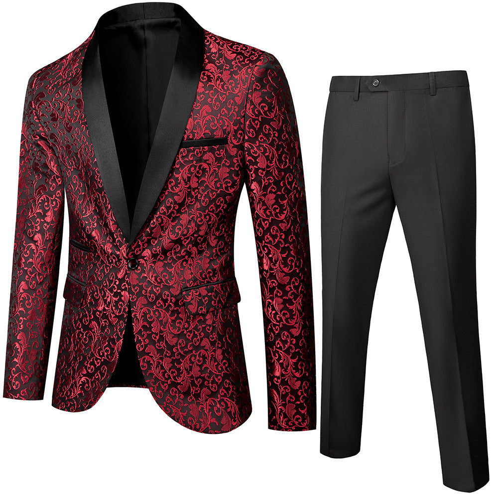 Men's Slim Fit Two-piece Suit
