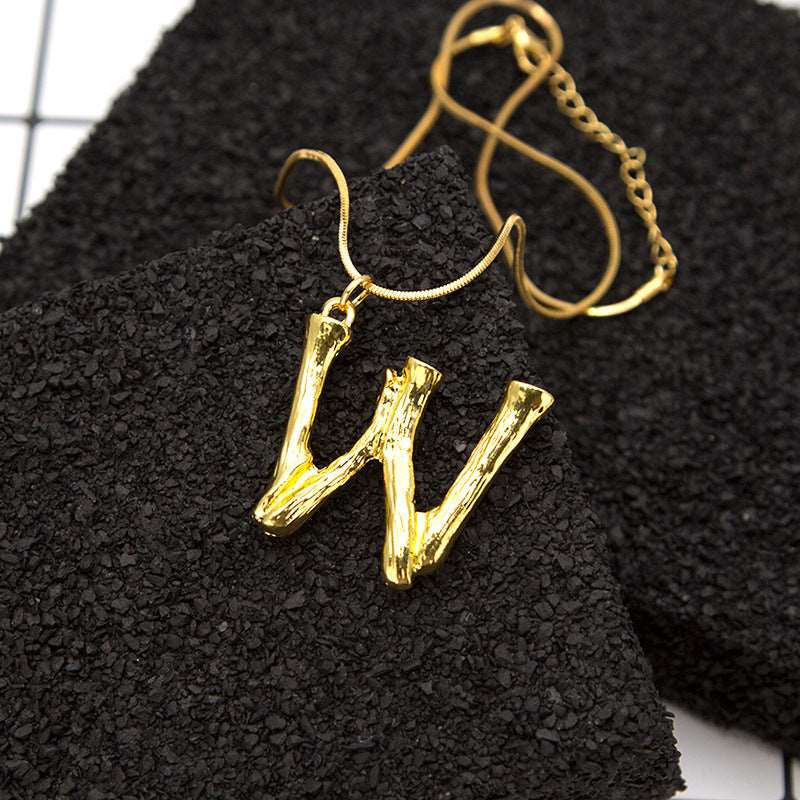 Alphabet pendant necklace - BEUPFORLIFE.com