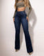 High Waist Button Front Jeans BEUPFORLIFE.com