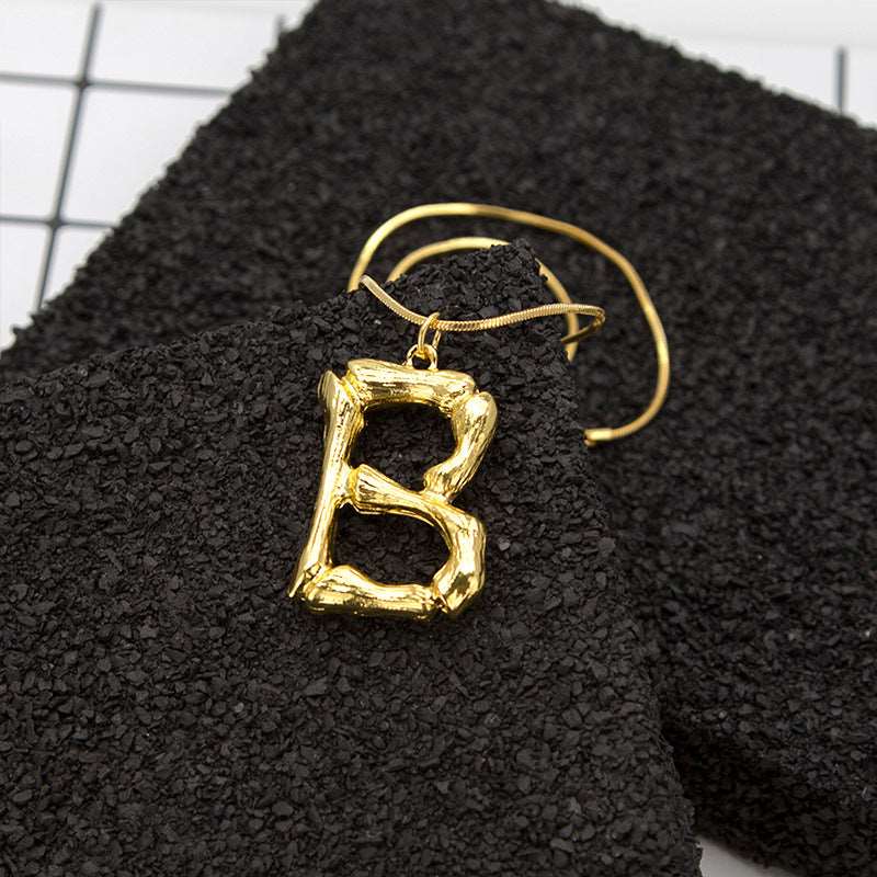 Alphabet pendant necklace - BEUPFORLIFE.com