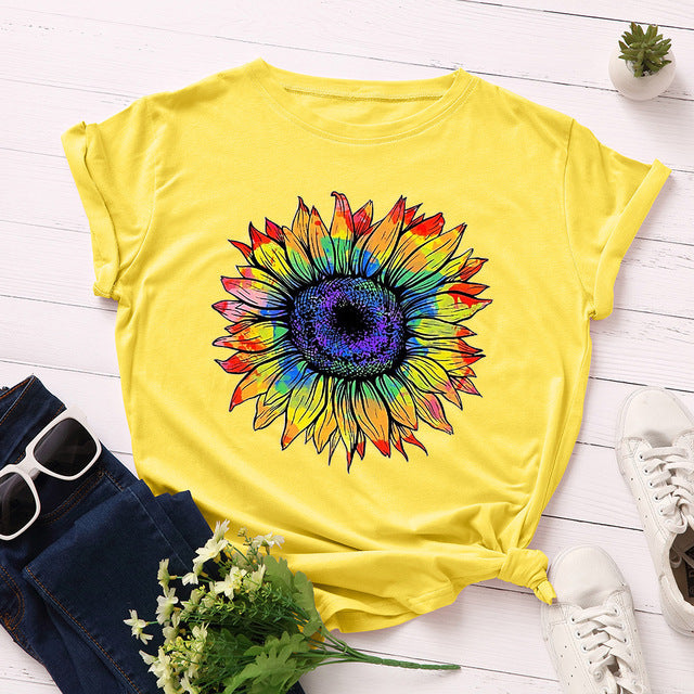 Sunflower T-Shirt - BEUPFORLIFE.com