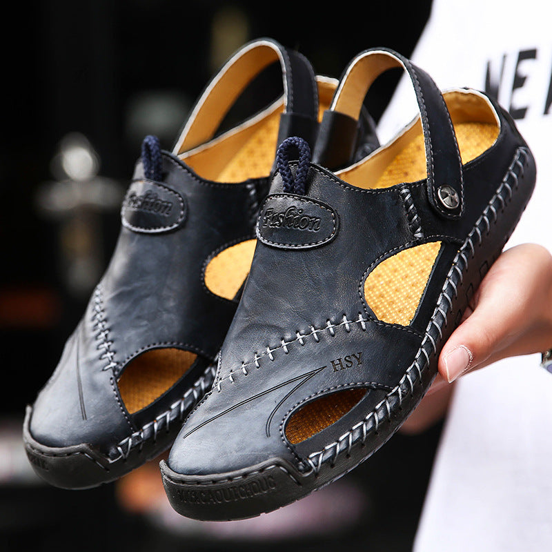 Leather Sandals BEUPFORLIFE.com