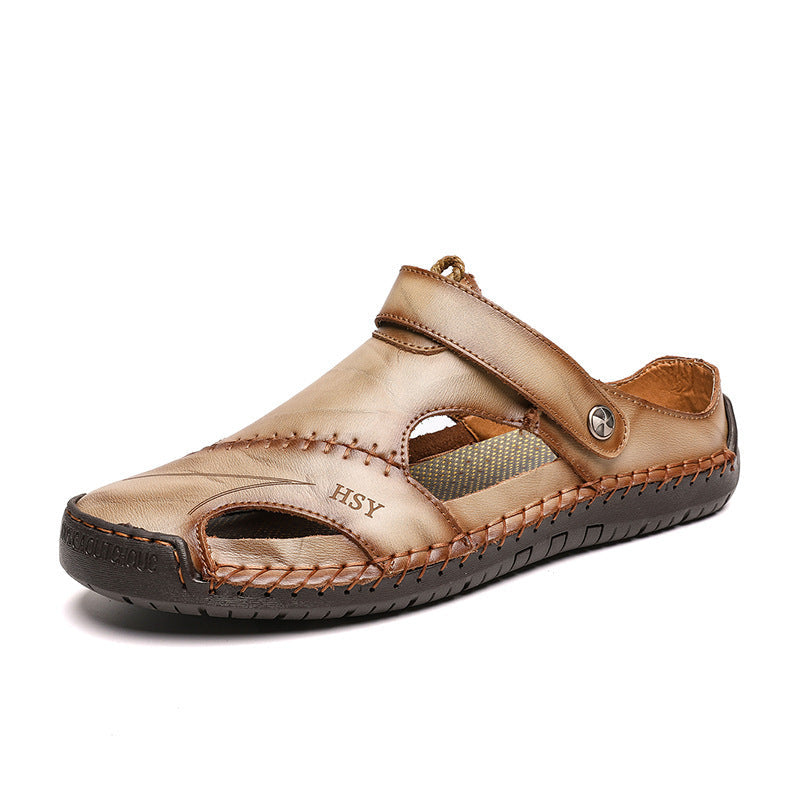Leather Sandals BEUPFORLIFE.com