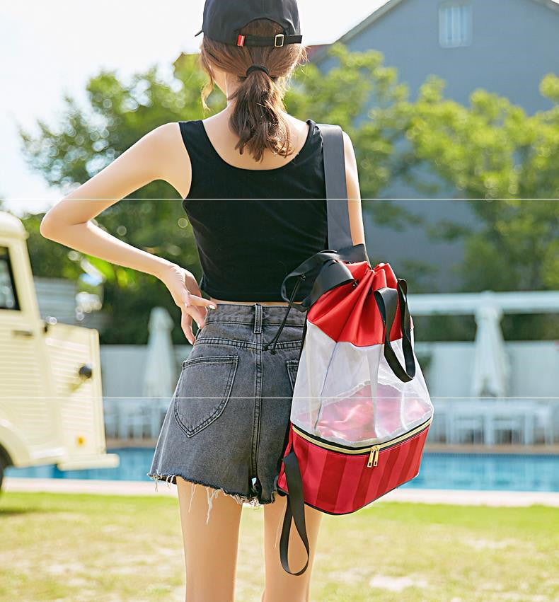 Swimming Mesh Bag Handbags Wet Dry Backpack BEUPFORLIFE.com