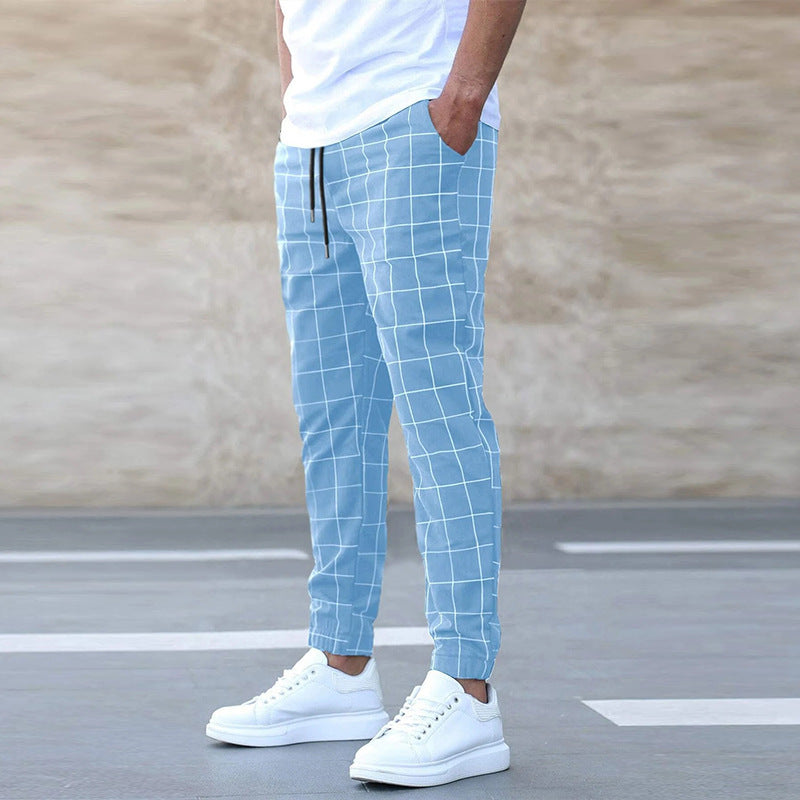 Plaid Print Pants BEUPFORLIFE.com