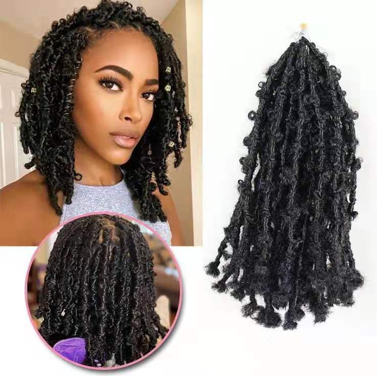 Butterfly Curvy Crochet African Hair Extension Be Up For Life