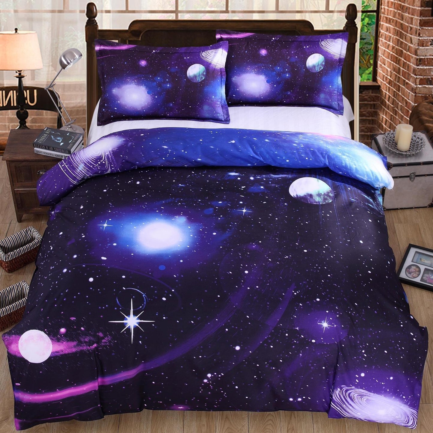 Starry sky print four-piece bedding BEUPFORLIFE.com