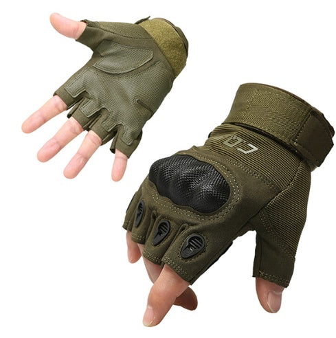 Military Tactical Gloves w/ Knuckle Guard Be Up For Life