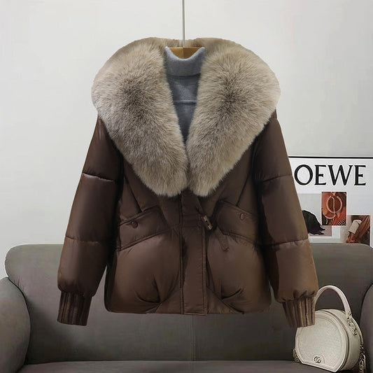 Big Fur Collar Thick Warm Coat BEUPFORLIFE.com