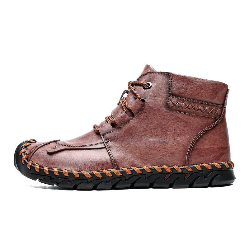 Leather Sauce Boots BEUPFORLIFE.com