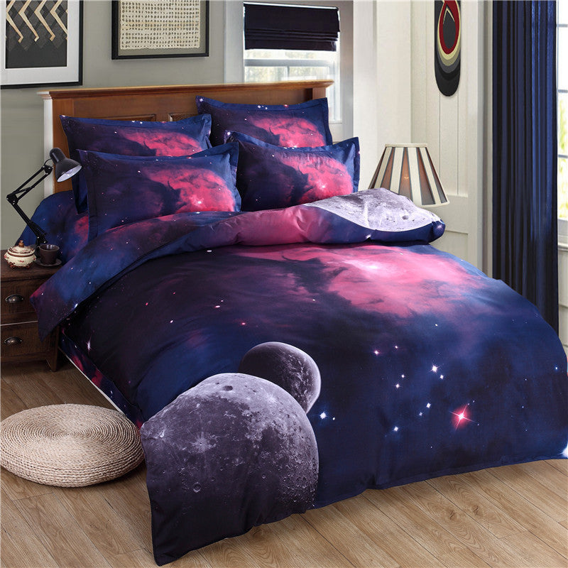 Starry sky print four-piece bedding BEUPFORLIFE.com