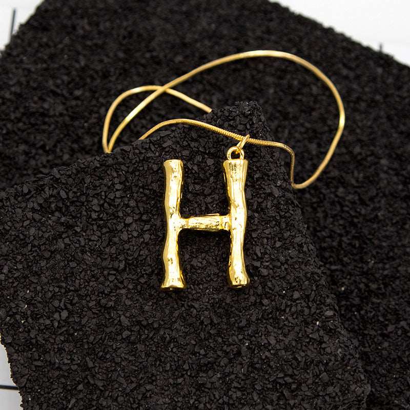 Alphabet pendant necklace - BEUPFORLIFE.com