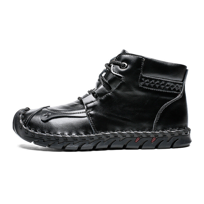 Leather Sauce Boots BEUPFORLIFE.com