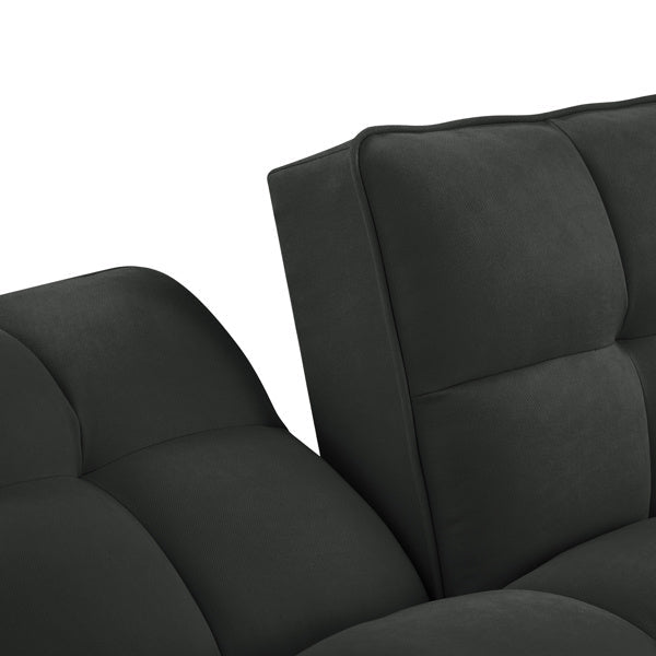 Linen Sofa w/ Adjustable Backrest And Easy Assembly Lounge Chair - Dark Gray BEUPFORLIFE.com