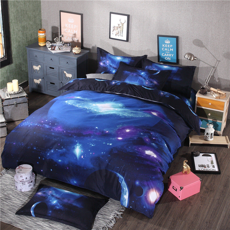 Starry sky print four-piece bedding BEUPFORLIFE.com