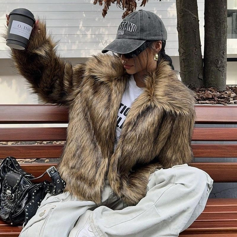 Thick Warm Fur Coat BEUPFORLIFE.com