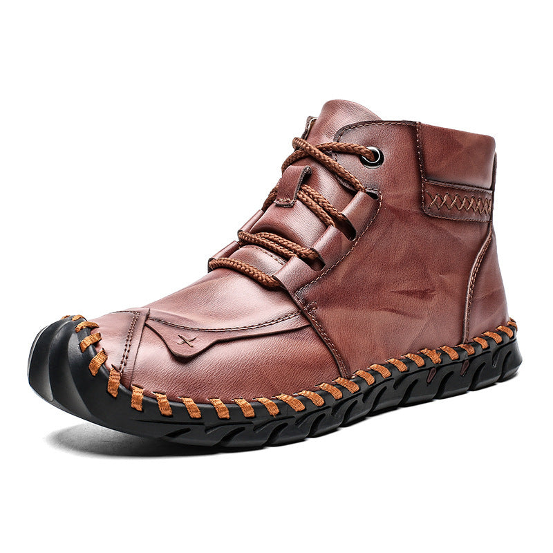 Leather Sauce Boots BEUPFORLIFE.com