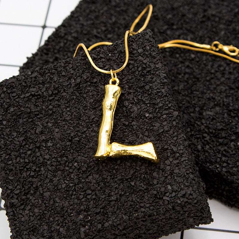 Alphabet pendant necklace - BEUPFORLIFE.com