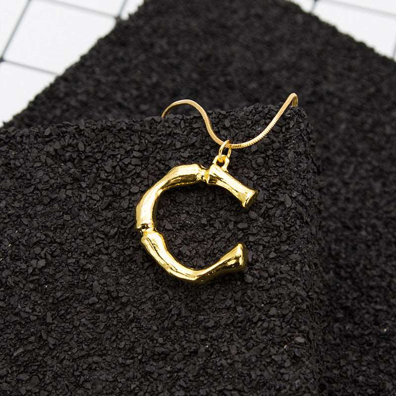 Alphabet pendant necklace - BEUPFORLIFE.com