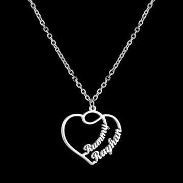 Personalize heart necklace - BEUPFORLIFE.com