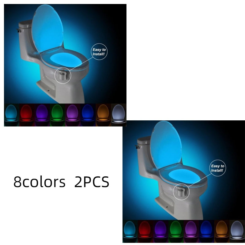 Toilet LED Night Light Be Up For Life