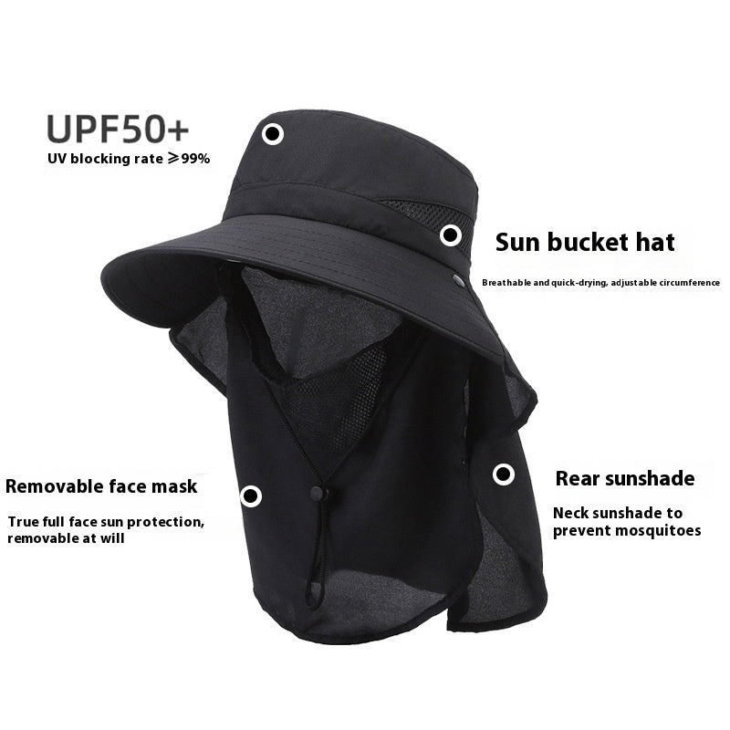Sun-shade Big Brim Sun-proof Fishing Hat BEUPFORLIFE.com