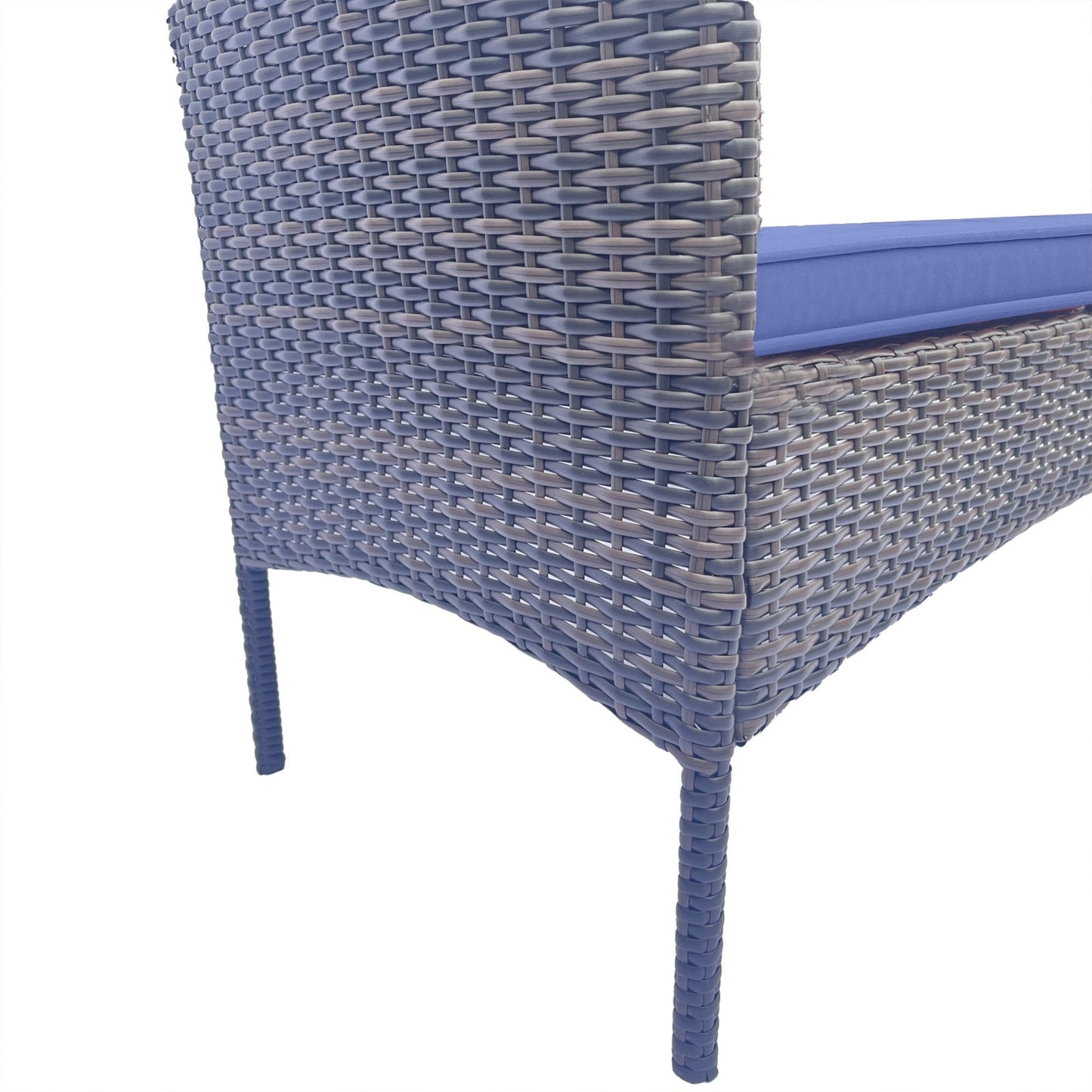 Wicker Patio Conversation Furniture Set, With Removable Cushions & Table BEUPFORLIFE.com