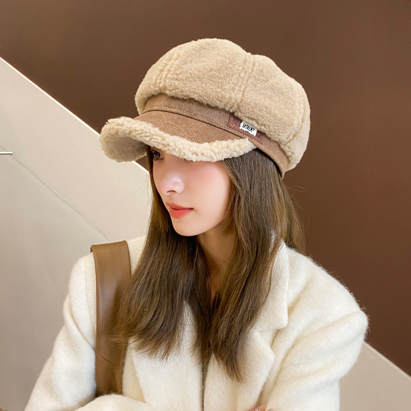 Woolen Thick Warm Peaked Cap Be Up For Life