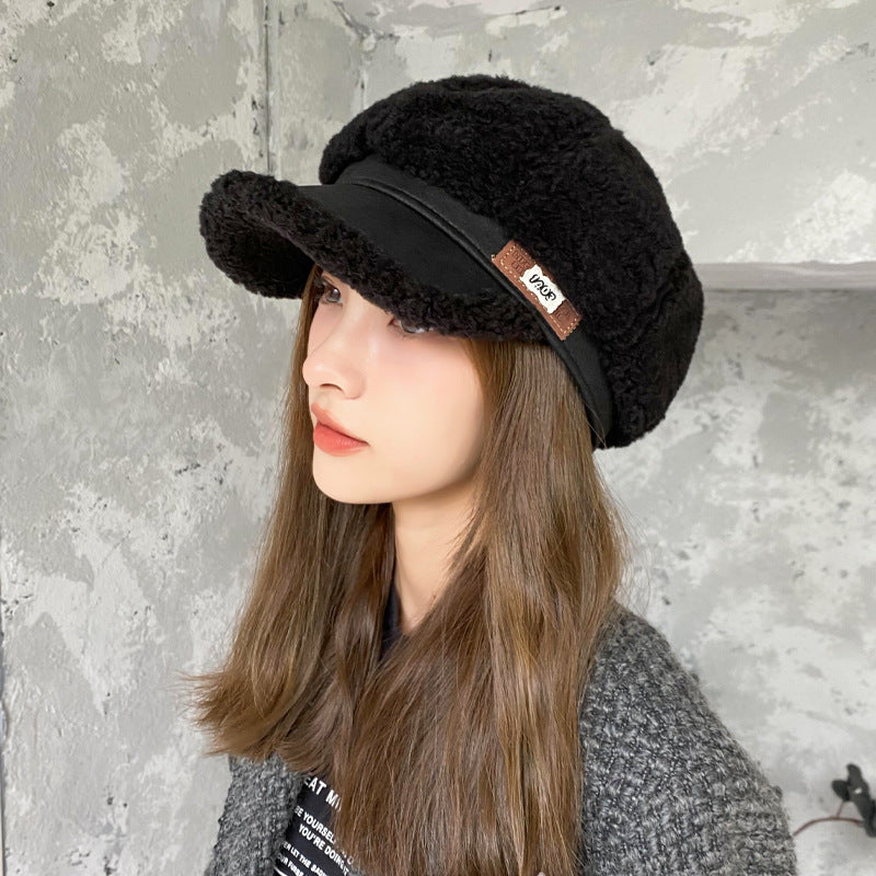 Woolen Thick Warm Peaked Cap Be Up For Life