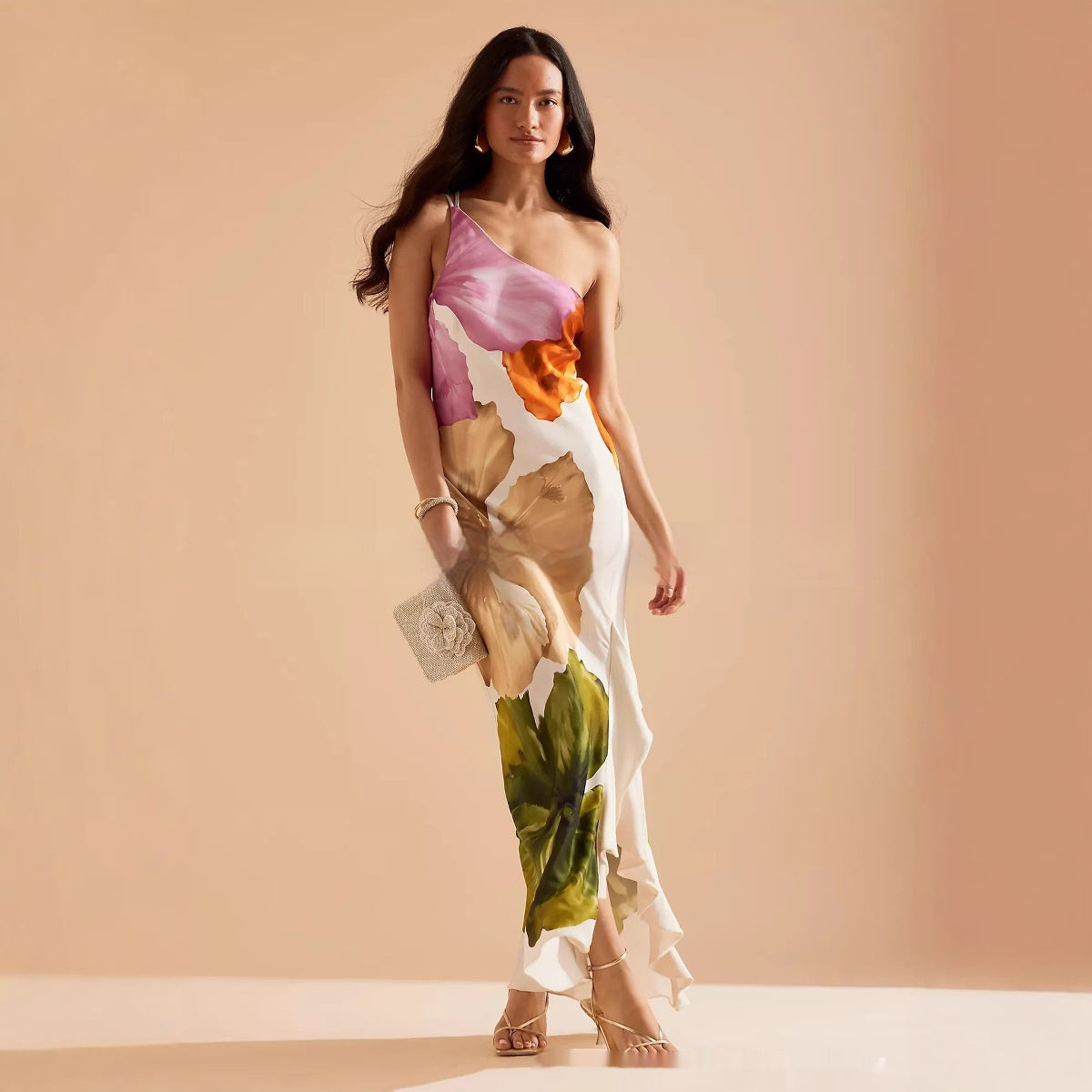 One-shoulder Elegant Skirt BEUPFORLIFE.com