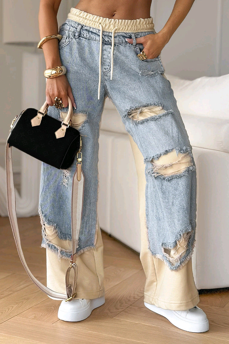Street Stitching Pants Be Up For Life