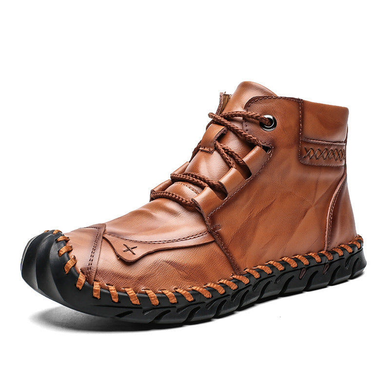 Leather Sauce Boots BEUPFORLIFE.com