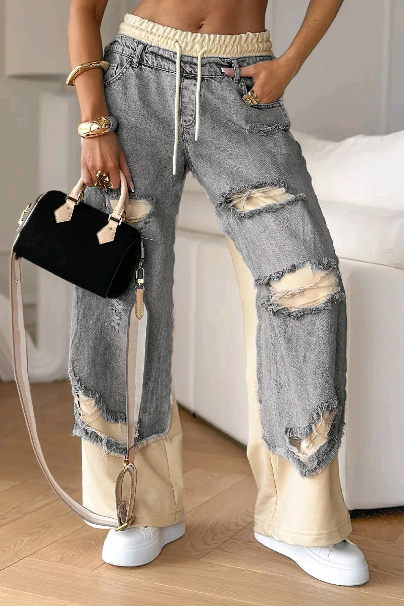 Street Stitching Pants Be Up For Life