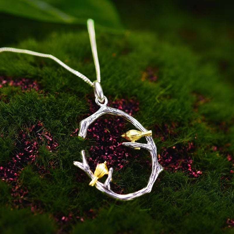 Branch bird necklace - BEUPFORLIFE.com