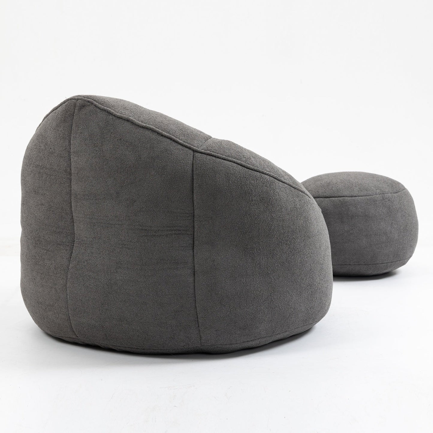 Bean Bag Sofa Chair with Padded Footrest BEUPFORLIFE.com