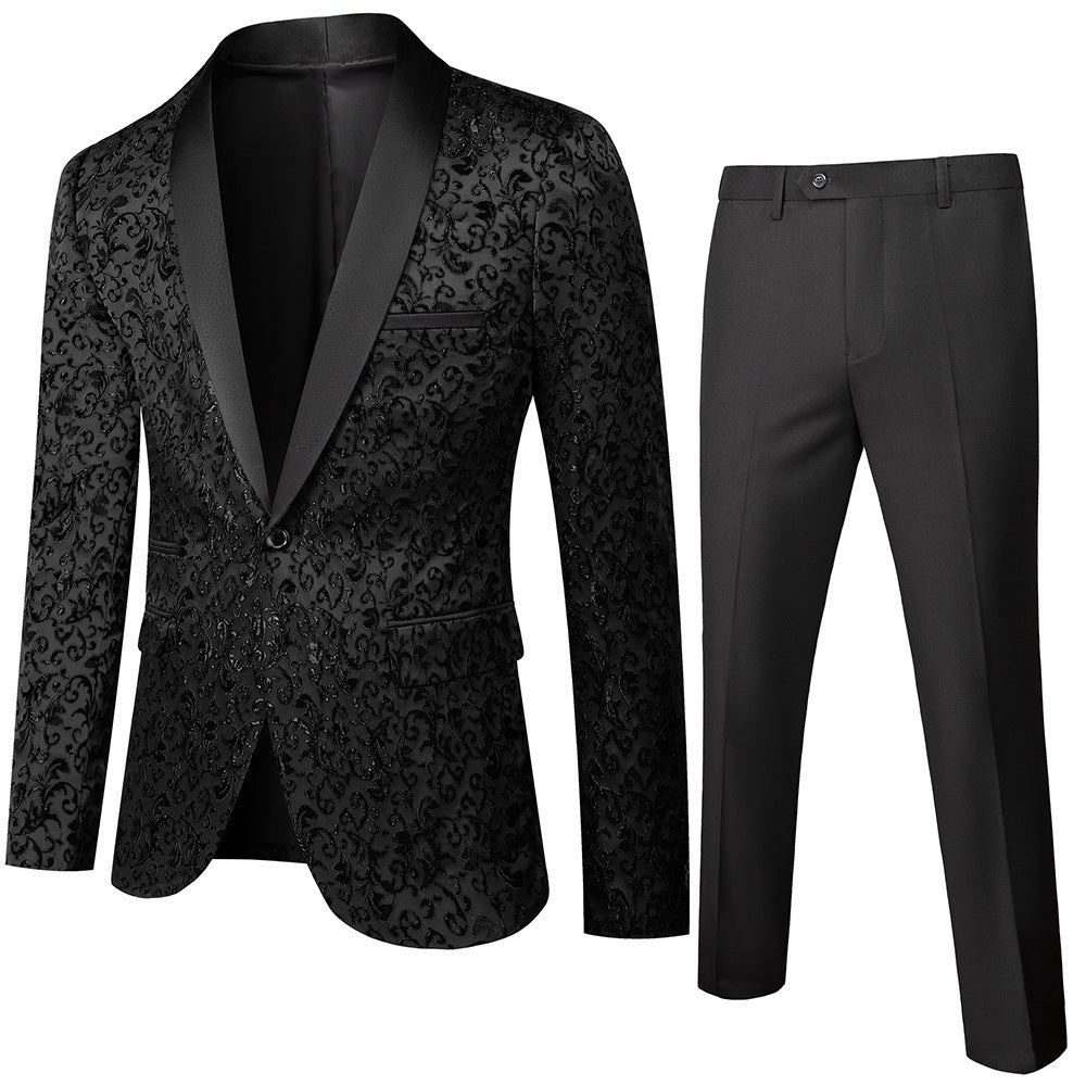 Men's Slim Fit Two-piece Suit