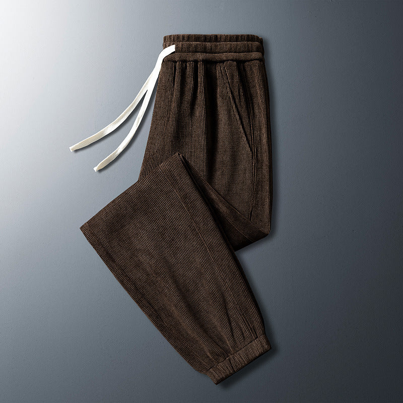 Men's Corduroy Plush Pants