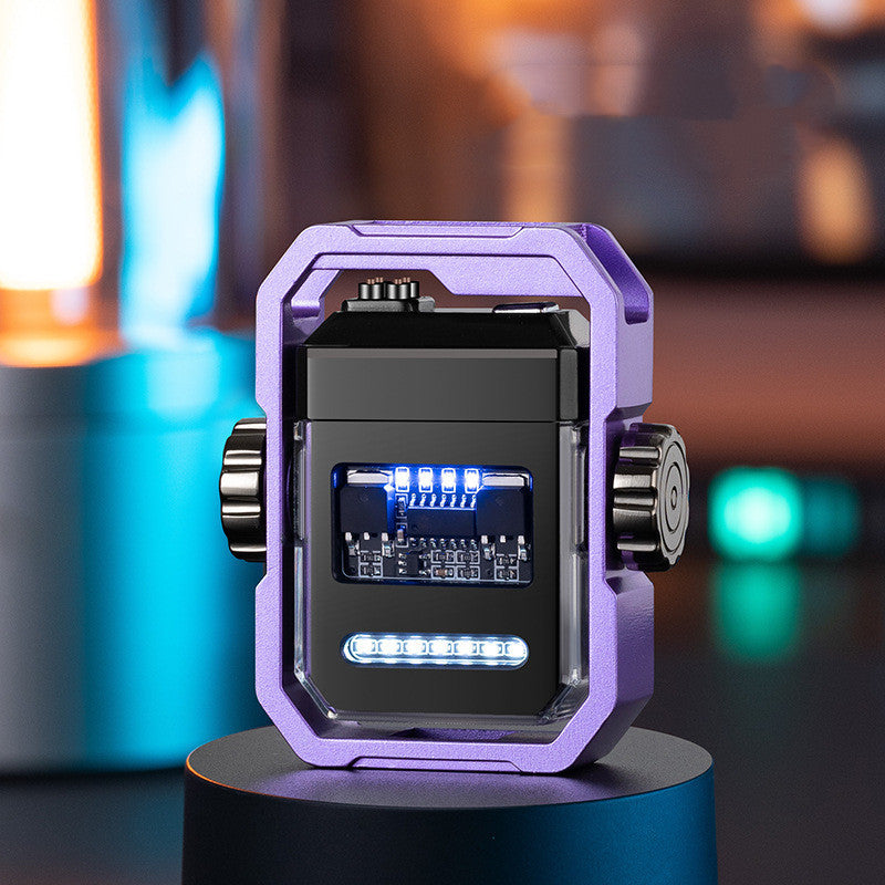 Pulse Lighter Double Arc Outdoor Windproof Type-C Charging Be Up For Life