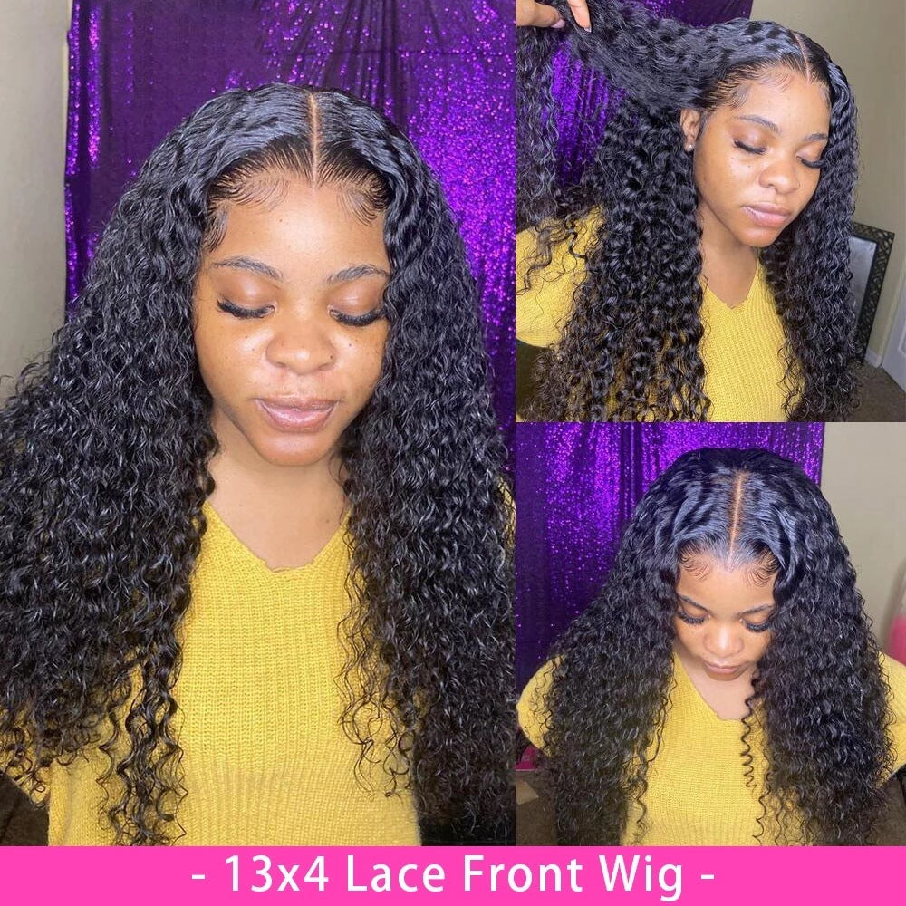Curly Human Wig Lace Hair Be Up For Life