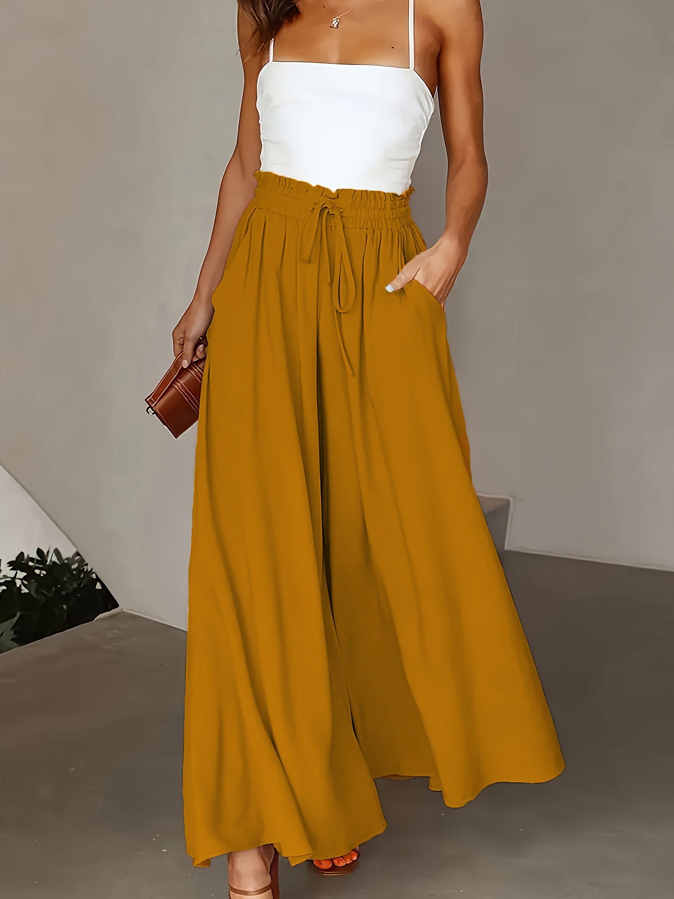 Wide Leg Pants BEUPFORLIFE.com