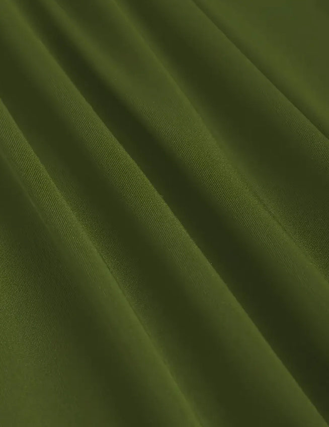 Green Waist Dress BEUPFORLIFE.com