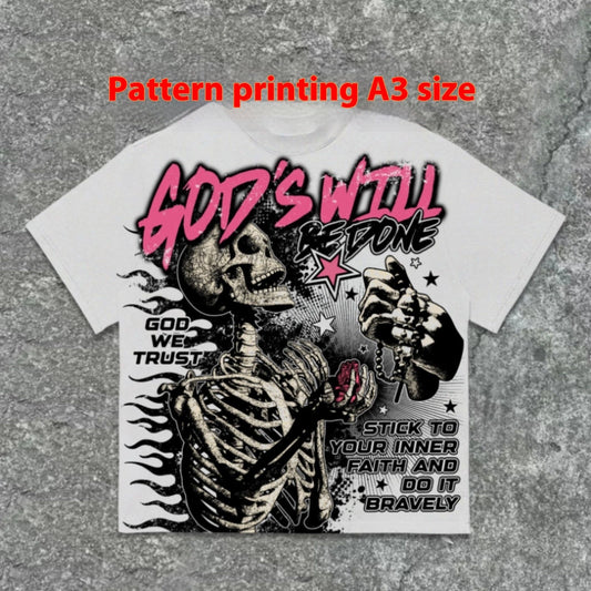 God's WILL BE DONE Cotton Short Sleeve Tee BEUPFORLIFE.com