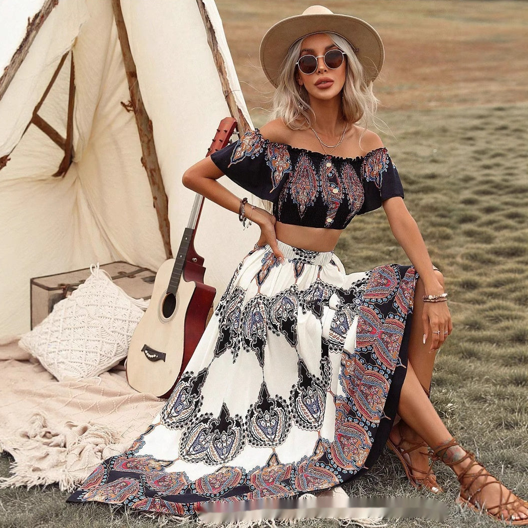 Plus Size Women's Printing Dress BEUPFORLIFE.com