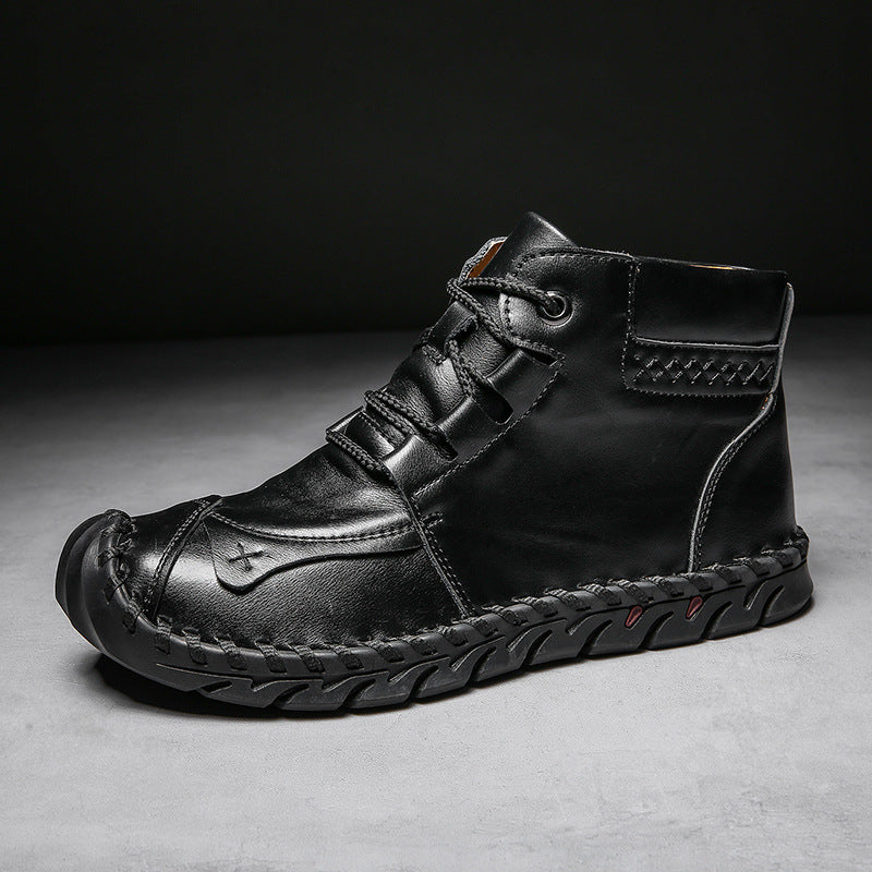 Leather Sauce Boots BEUPFORLIFE.com